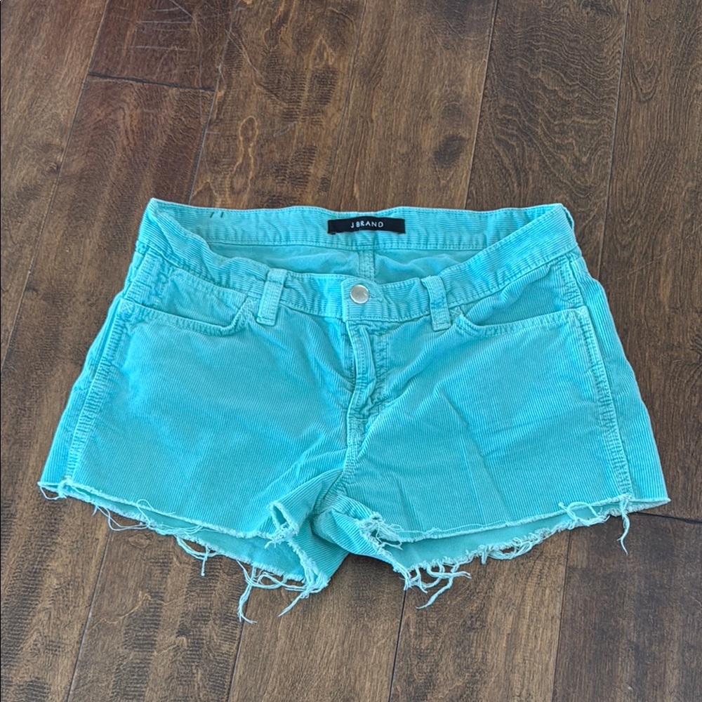 J Brand Blue Jean Shorts Distressed Cut-Off Style